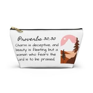 Mother's Day Bible Verse Accessory Pouch, Makeup Bag